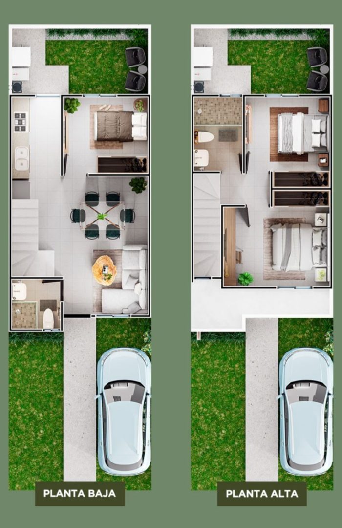 Modelo Cerezo 2 Casas Duplex en Perisur 2 Montanesa nuevas casas infonavit casas (4)