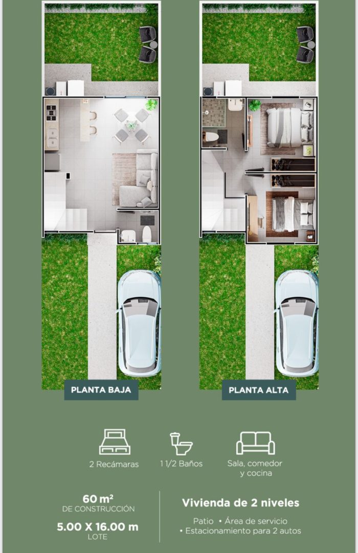 Modelo Sauce 2 Casas Duplex en Perisur 2 Montanesa nuevas casas infonavit casas