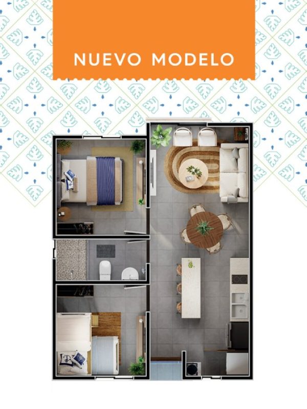 PLANO ARQUITECTONICO NUEVO MODELO ISLA PUNTA DIAMANTE